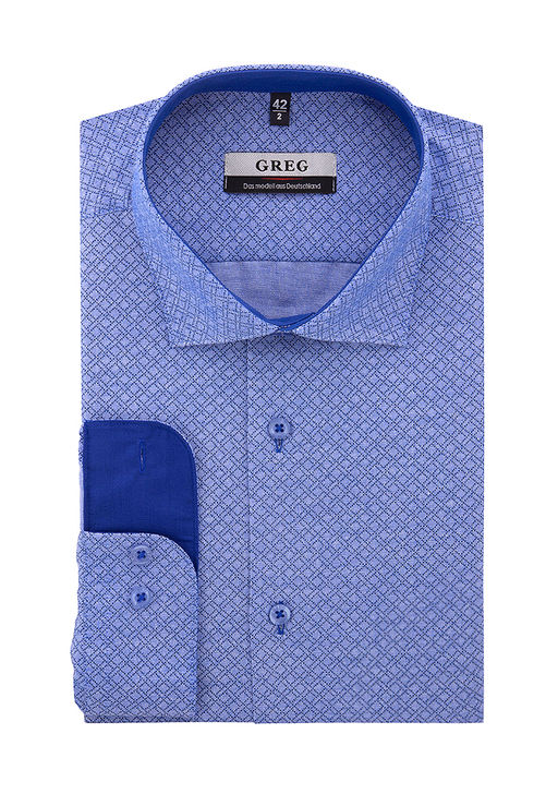 Сорочка мужская длинный рукав GREG 223/139/109/ZS/1  фото 2