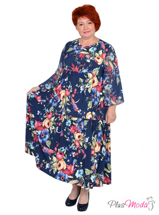 Платье Модель №1558 размеры 44-84 - Plusmoda фото 7
