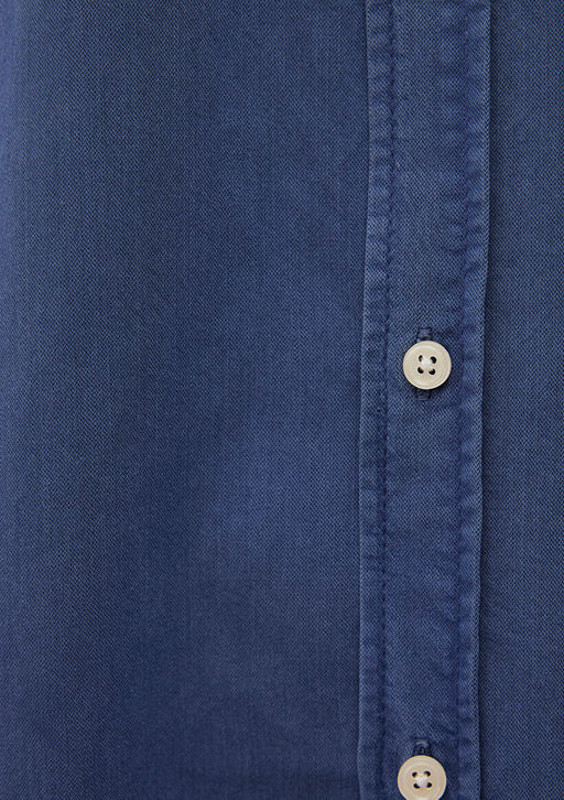 Lacivert Tencel TM Lyocell Gomlek - Mavi фото 6