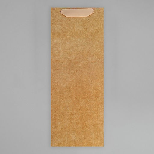 Пакет подарочный под бутылку, упаковка, «Крафтовый», 13 x 35 x 10 см