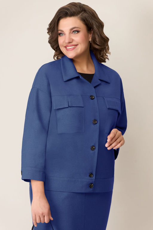 Костюм VOLNA 1309 синий джинсовый  фото 2