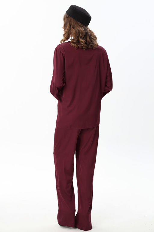 Костюм NIKVA н901-11 винный фото 2