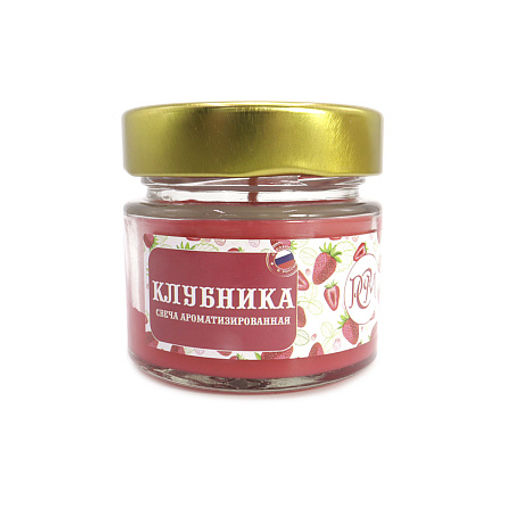 Эко Свеча Клубника время горения 14ч
