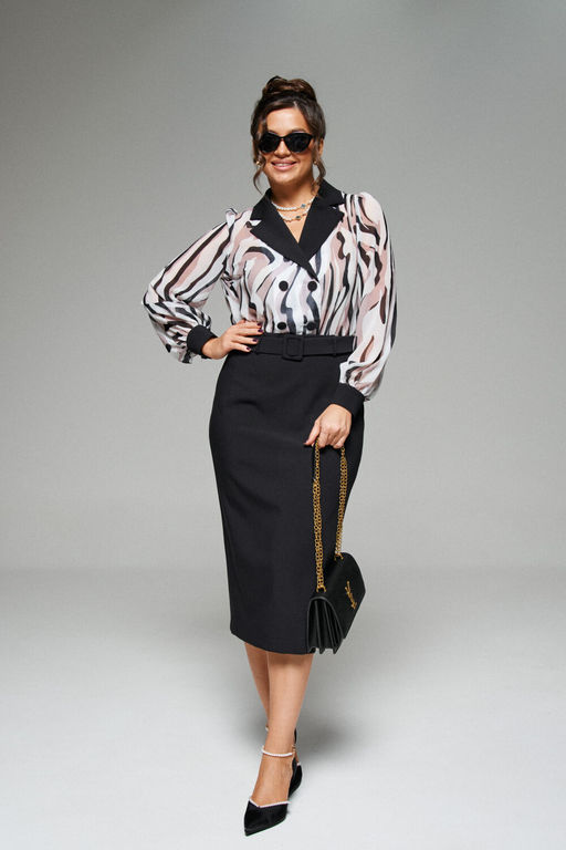 Платье Beautiful Free 6281 черный