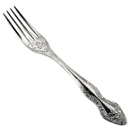 "Тройка" Вилка столовая из нержавеющей стали 19,5см, художественная роспись (Россия)