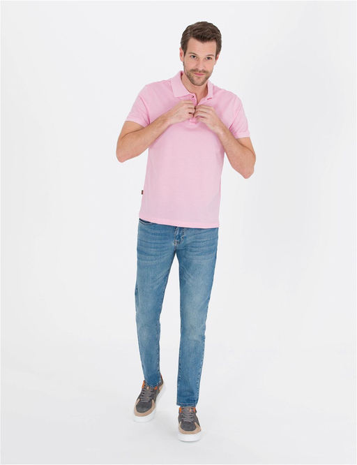 Pembe Slim Fit Polo Yaka Merserize Ti__rt - Pierre cardin фото 4
