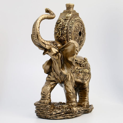 Часы настольные интерьерные каминные «Слон», 35×22×10 см