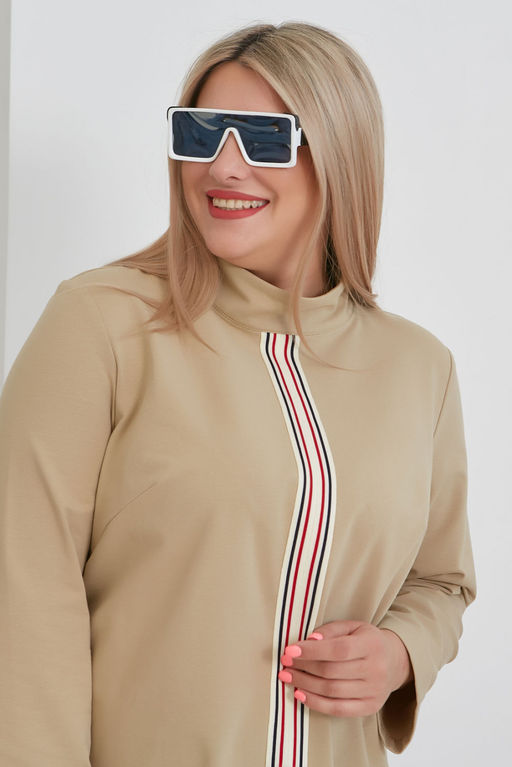 Платье Luxury Moda 1325 бежевый