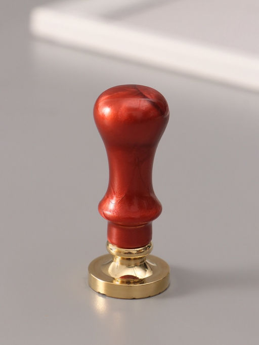 Печать для сургуча с пластиковой ручкой «Сердечки на нитях», 6.3×2.5×2.5 см