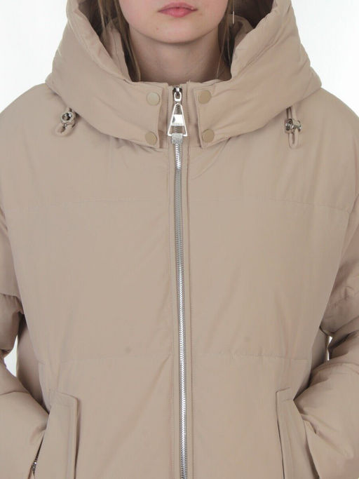 2387 BEIGE Куртка зимняя женская (150 гр. холлофайбер)