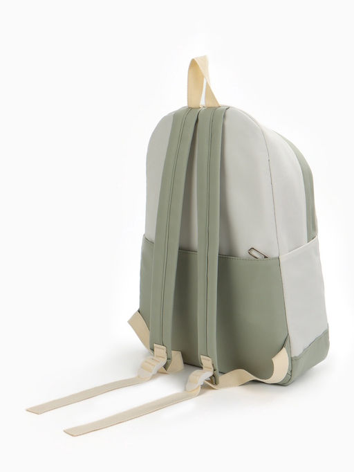 Рюкзак школьный на молнии, с карманами, с рисунком, размер 30?14?43 см, белый/розовый