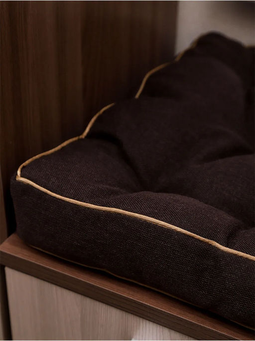 Подушка в прихожую на банкетку и скамейку PPR 80х40, Рогожка "Iris" премиум класса, Bio-Line