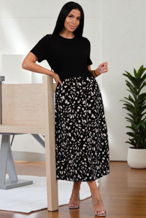 Платье Виттория, вискоза/кулирка До 60 размера - Малина фото 118