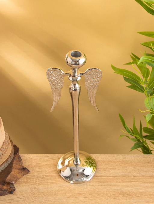 Подсвечник Ангел, 12?12?39 см, алюминий