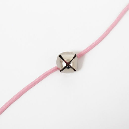 Дразнилка-удочка Цветная мышка, 32 см, белая/зелёная мышь на розовой ручке - Пижон фото 3