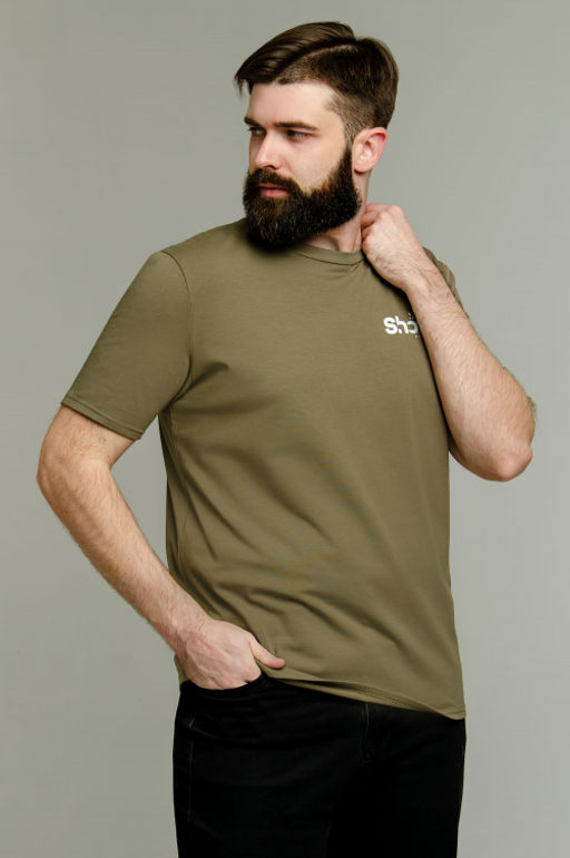 Арт. 67105 Футболка мужская 50-58 (5 шт) Цвет:зеленый кофе - Идеал фото 7
