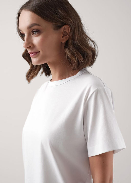CLE LF011 Футболка жен. ЧБ база белый - Clever wear фото 7
