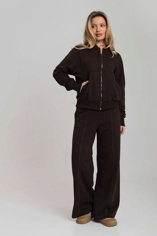 Брюки М326006к коричневый - Елена фото 2