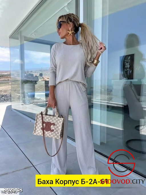 Костюм женский двойка, лапша