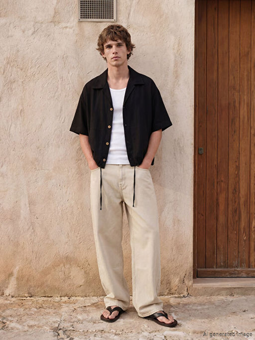 Loose Fit Erkek G?mlek
