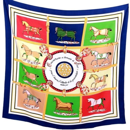 Платок Гарцуют в ожидании парада - Здесь был Винсент фото 4