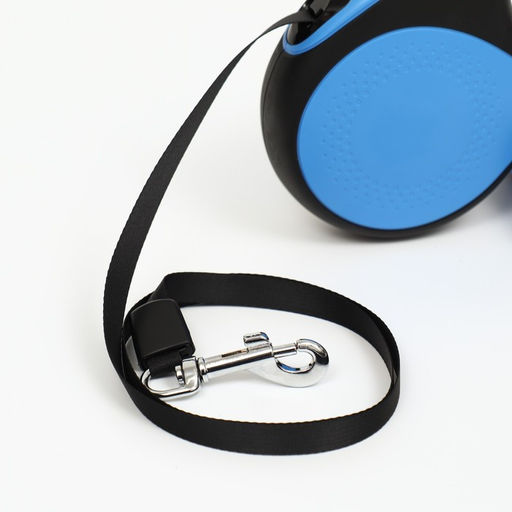 Рулетка Пижон Premium с поводком-лентой 3 м, контейнером под пакеты и 15 пакетов, до 15 кг  фото 4