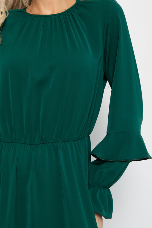 Платье Манящий аромат (изумрудный) - Эльза фото 2