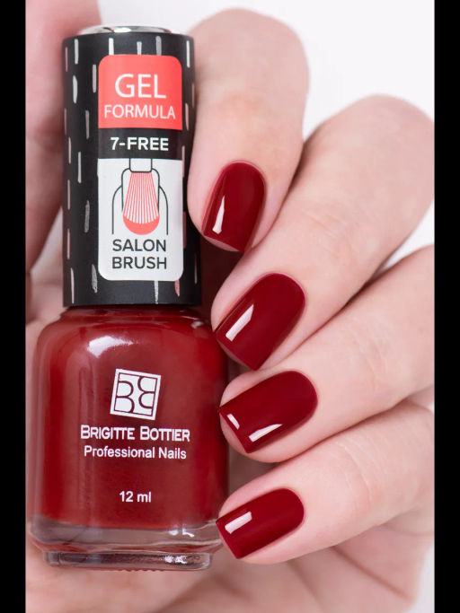 Brigitte Bottier Лак д/ногтей GEL FORMULA тон 53 темная вишня 12мл BB-GF53