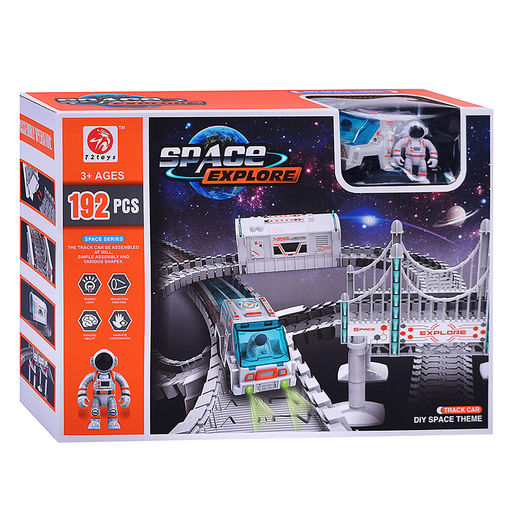 Игровой набор-трек "Космический заезд" в коробке