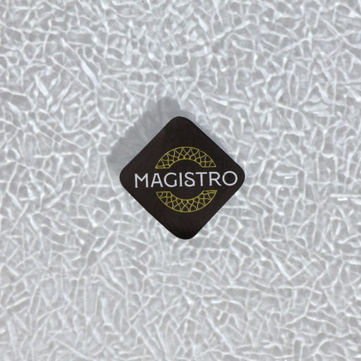 Тарелка подстановочная Magistro Бурлеск, d=33 см, стекло, серебристая фото 5