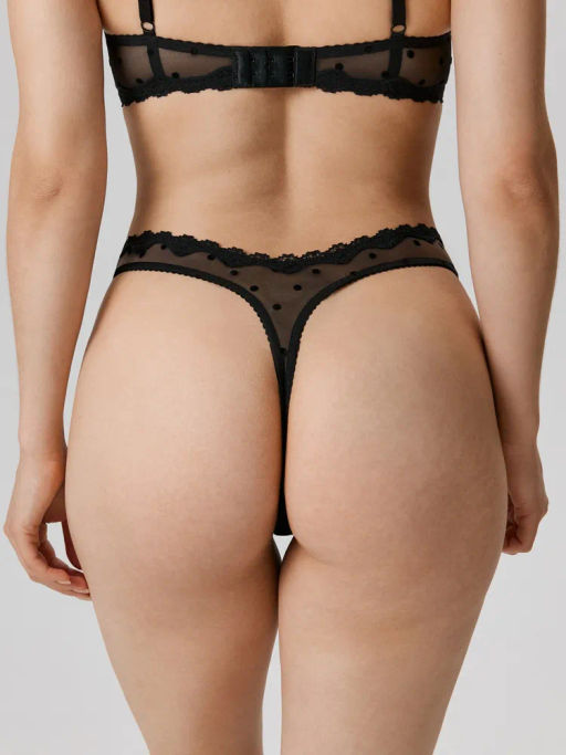 Infinity / Трусы стринг жен Sasha черный - Infinity Lingerie фото 6