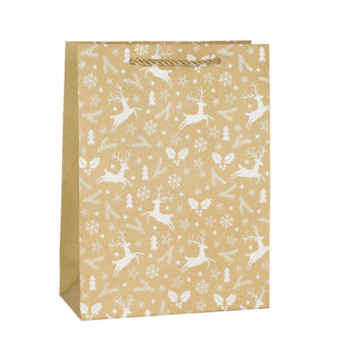 Цена за 12 шт. Пакет подарочный 18х24х8,5 / 5646-S /уп 12/720/Новый год - Галеонтрейд фото 4