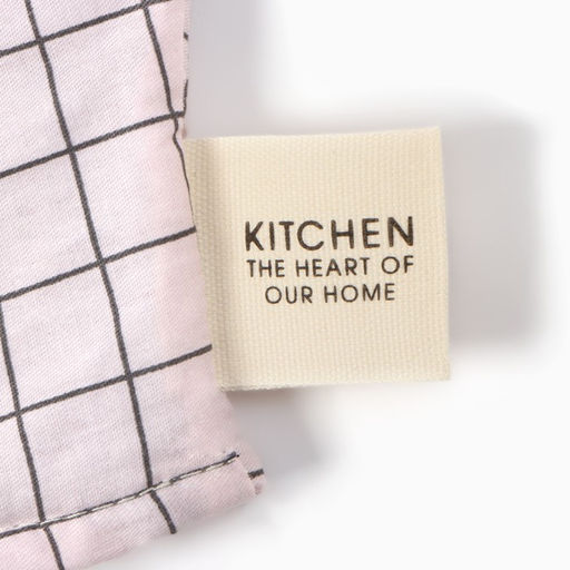 Варежка-прихватка Этель Клетка 20х28 см, 80% хл, 20% пэ, сатин 110 г/м2  фото 3