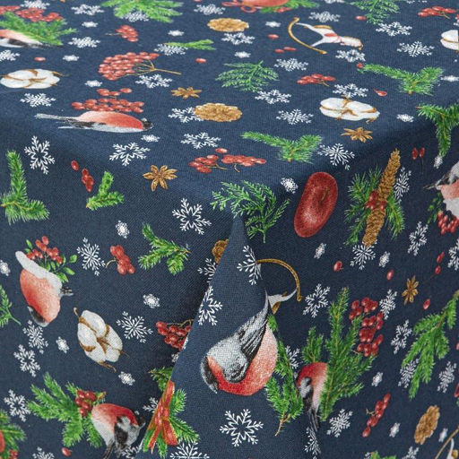 Скатерть 150*180 см, рогожка (Волшебство, синий) - Ивановотекстиль фото 3