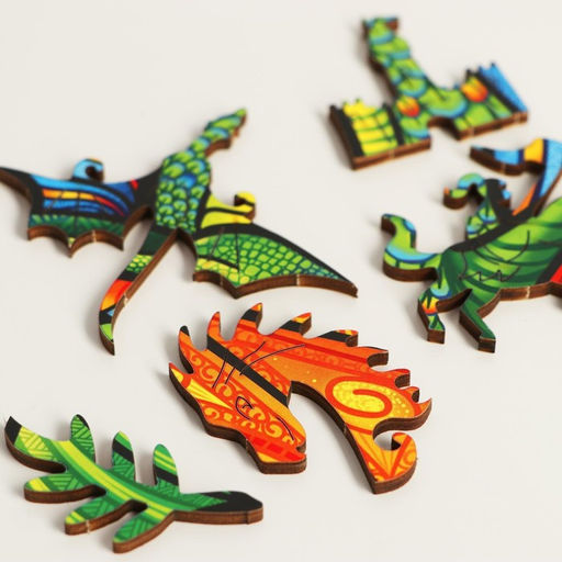 Пазлы фигурные Магический дракон - Puzzle фото 6