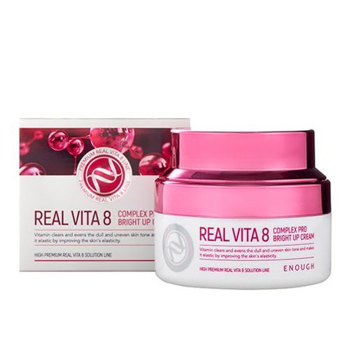 ENOUGH Real Vita 8 Complex Pro Bright up Cream Питательный крем для лица с 8 витаминами  фото 2