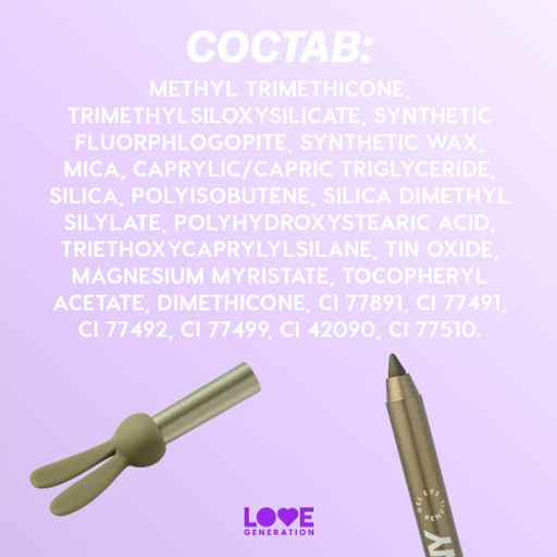 Карандаш для глаз Love Generation Color Bunny 07 оливковый гелевый  фото 12