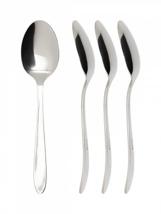 Набор столовых приборов 16 шт. серебро нержавеющая сталь - Lucky фото 4