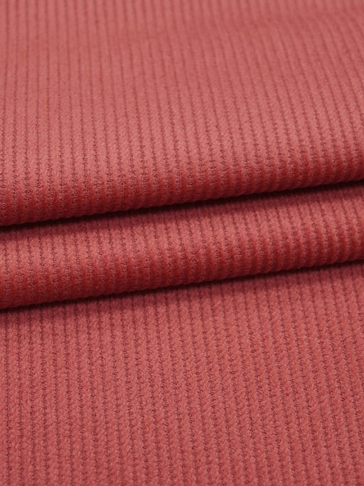 Вельвет цв.Винтажный красно-терракотовый, ш.1.5м, хлопок-100%, 285гр/м.кв - Купава фото 2