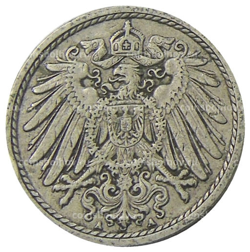 5 пфеннигов 1912 года A Германия