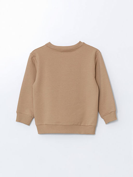 Bisiklet Yaka Bask?l? Erkek ?ocuk Sweatshirt - Waikiki фото 3