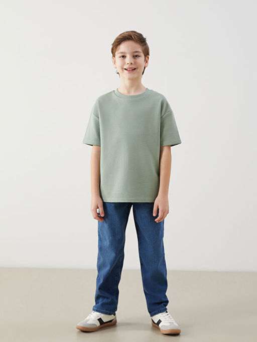 Bisiklet Yaka Basic Erkek ?ocuk Ti??rt