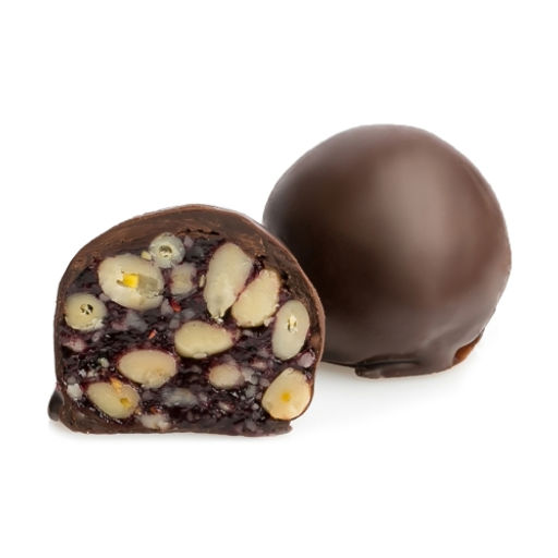 Мягкий кедровый грильяж с черникой в коробке 120гБОНУС (травяной чай в подарок) - Территория тайги фото 2