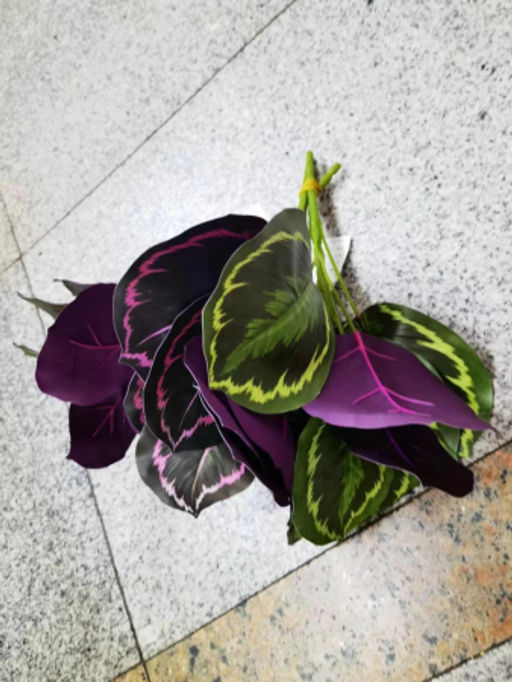 Цветок искусственный Калатея 35 см / W335118 /уп 400/ - Галеонтрейд фото 2