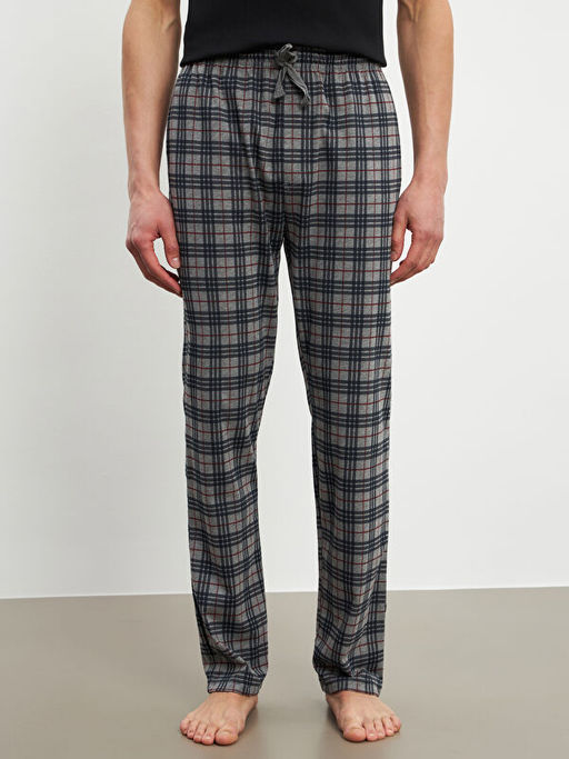 Standart Kal?p Ekose Erkek Pijama Alt