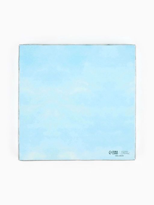 Цена за 5 шт. Коробка для печенья, кондитерская упаковка с пластиковой крышкой, От всего сердца, 18?18?3 см