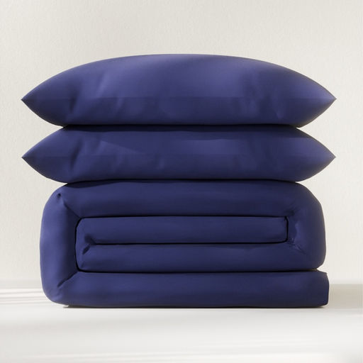 Постельное бельё Этель 2 сп Синяя пыль 175215, 200220, 7070-2 шт, поплин 125 г/м  фото 9