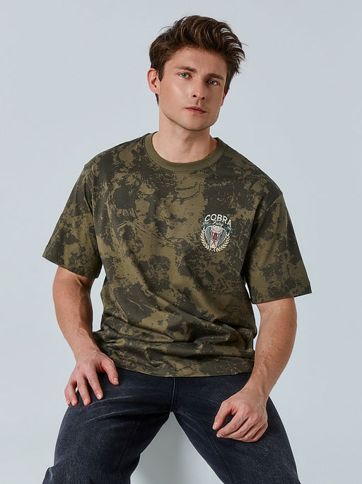 Футболка мужская милитари с эффектом варка - Mark formelle фото 4
