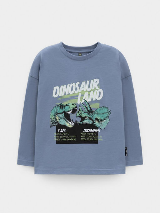 КР 302256/синий 3926 к614 лонгслив (футболка дл.рукав) для мал - Crockid фото 2