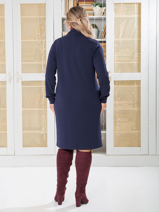 Платье 1463 темно-синий